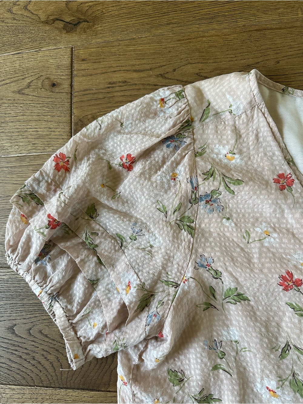 Madewell
Silk Pembroke Top in Seaside Floral Blouse Sz L - Picture 7 of 13